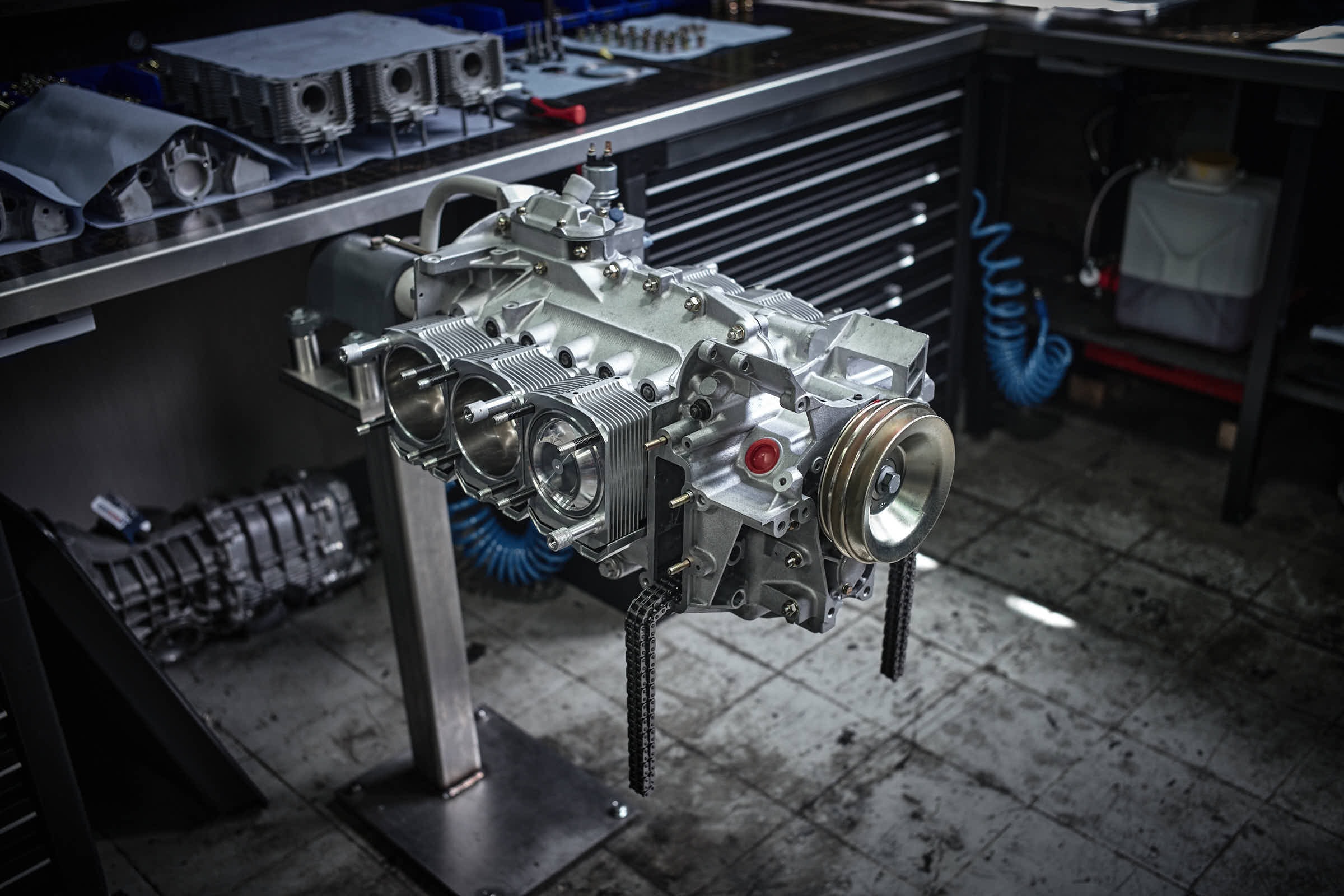 Porsche Restauration Motor